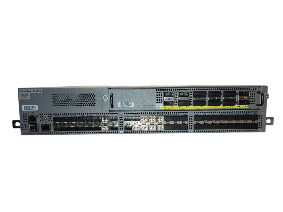 Cisco Nexus 9300 N9K-C9396PX 48x 10G SFP+ 12x 40G QSFP N9K-M12PQ 2x AC