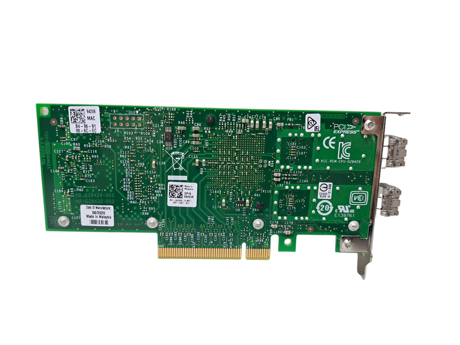 Dell X520-DA2 Dual Port 10G SFP+ PCIe Network Adapter Low Profile Dell 0942V6