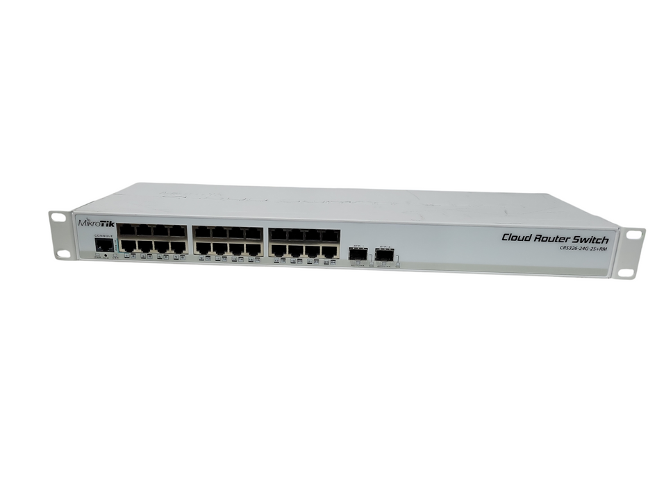 MikroTik CRS326-24G-2S+RM 24 Gigabit Port Switch