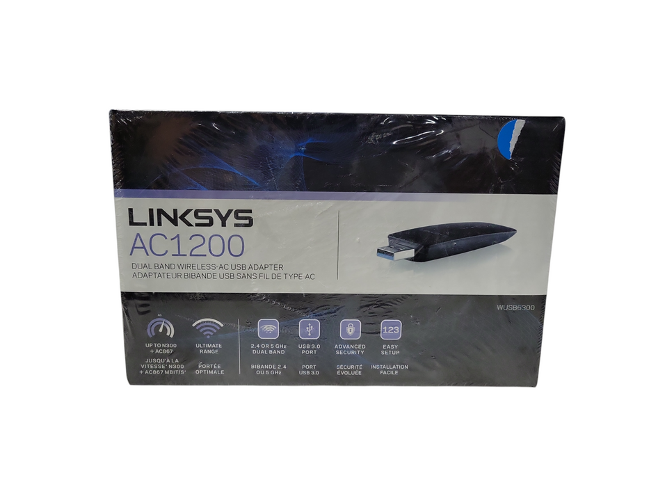 Linksys AC1200 WiFi 5 Adapter Dual-Band WUSB6300