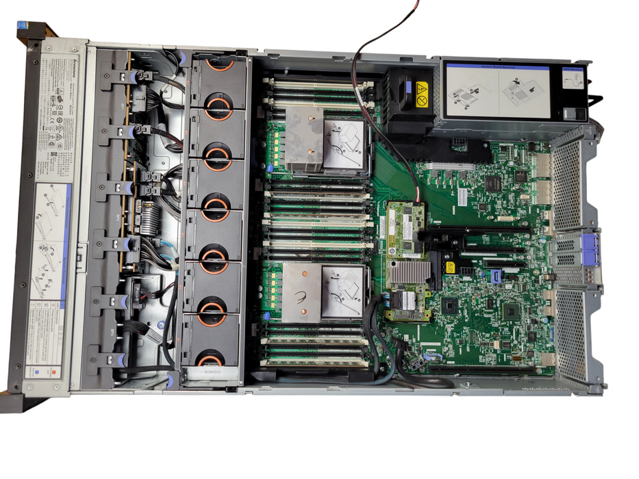 Lenovo System X 3650M5 - 2x Xeon E5-2670 v3 32GB DDR4 M5210 RAID 2x750W PSU