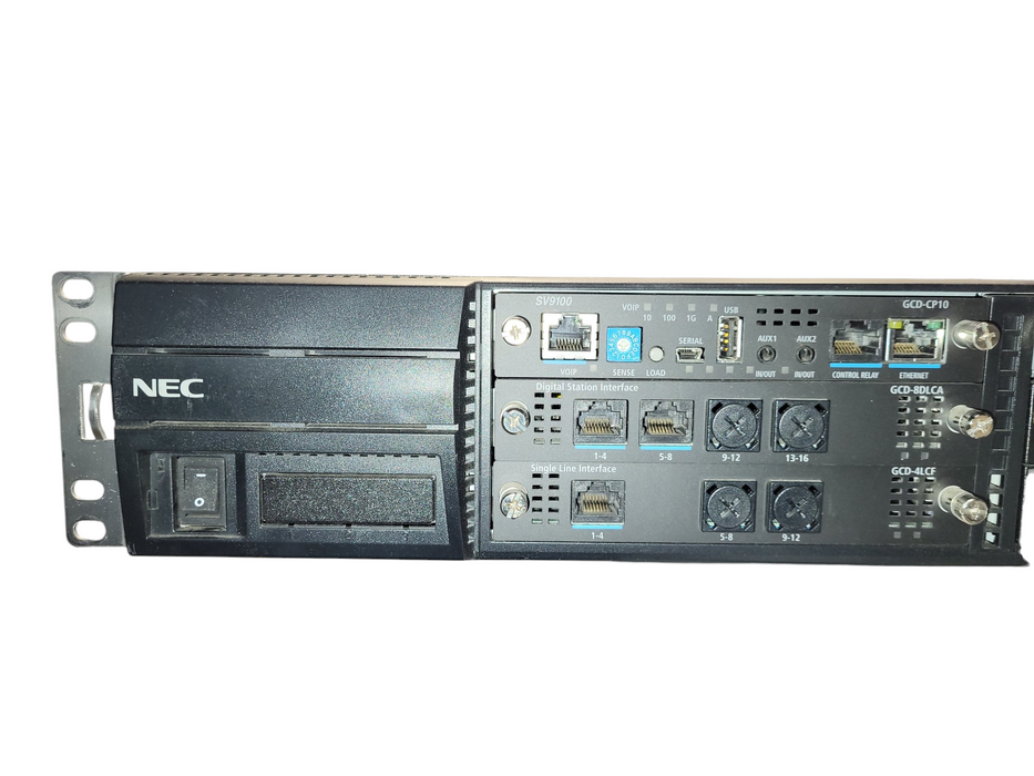 NEC Univerge SV9100/SV9300 CHS2UG-US Chassis /w CP10, 8DLCA, 4LCF, 4COTB