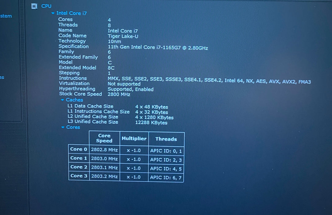 Lenovo ThinkPad T14s i7-1165G7 2.80GHz 16GB RAM 256GB SSD READ!