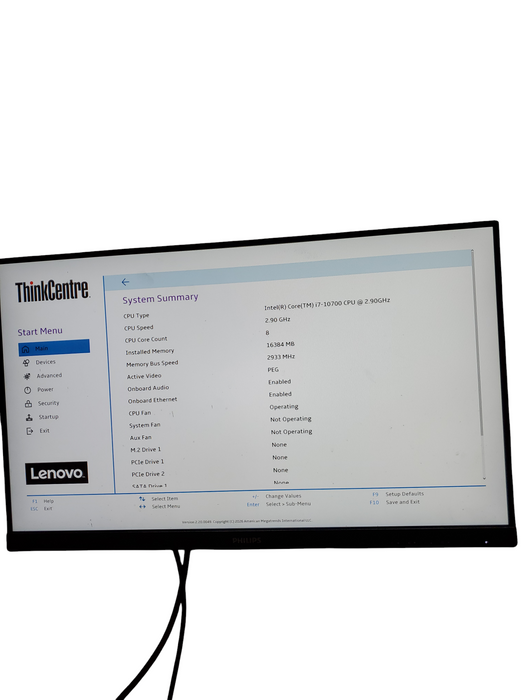 Lenovo ThinkCentre M80t Tower Intel i7-10700 CPU 16GB RAM - No HDD