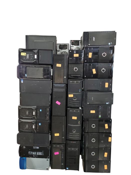 Lot 63x Generic Tower 2nd - 8th Gen Intel Core iSeries (Generic-34) - AS IS