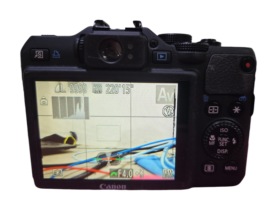 CANON PowerShot G15 12.1MP Compact Digital Camera w/ Battery & 64GB SD Card