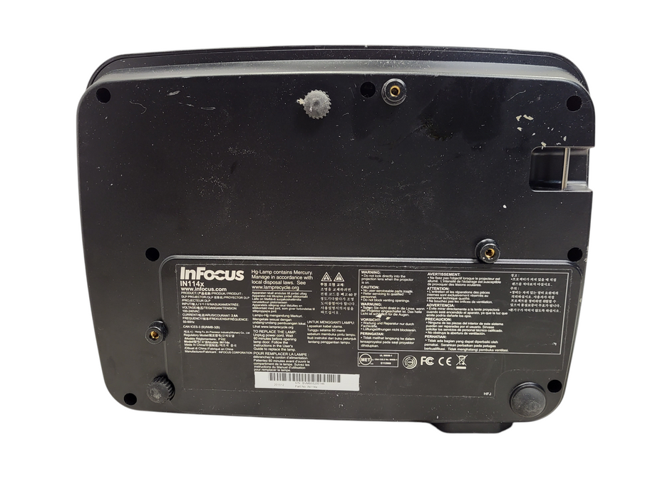 InFocus IN114x 3,200-lumen XGA DLP Projector 9 lamp hour No remote
