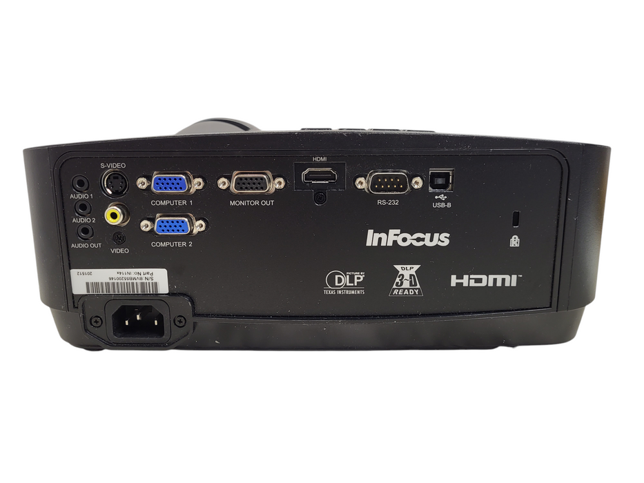 InFocus IN114x 3,200-lumen XGA DLP Projector 9 lamp hour No remote