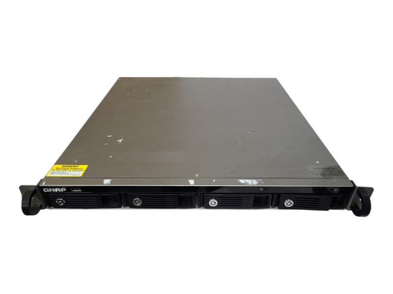 QNAP TS-421U 4-Bay NAS, 2x 1TB & 2x 2TB HDD, Factory Reset