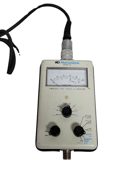 IRD Mechanalysis IRD 811 Vibration-Spike Energy Detector, Read