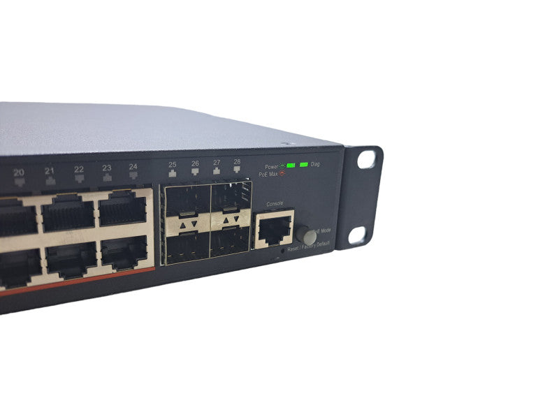 Edge-Core ECS2100-28PP | 28-Port Gigabit PoE+  370W Managed Access Switch