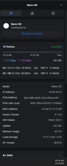 Ubiquiti Networks UAP-NANOHD Nano HD Wireless Access Point