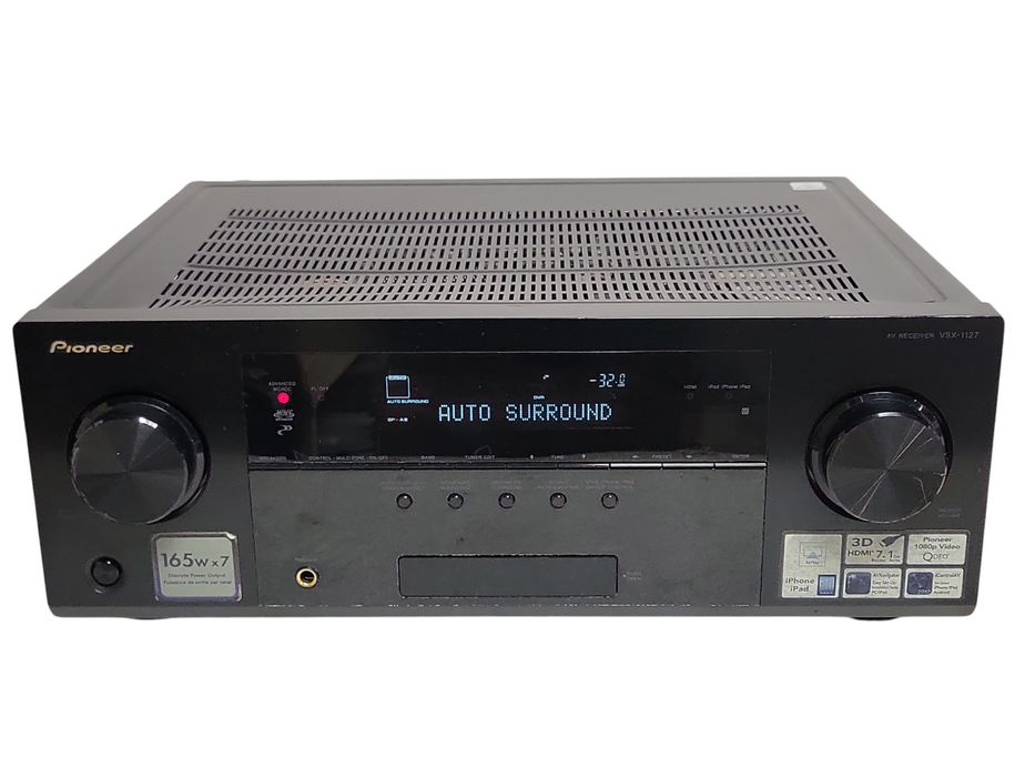 Pioneer Av Receiver VSX-1127-K, No Remote control. READ