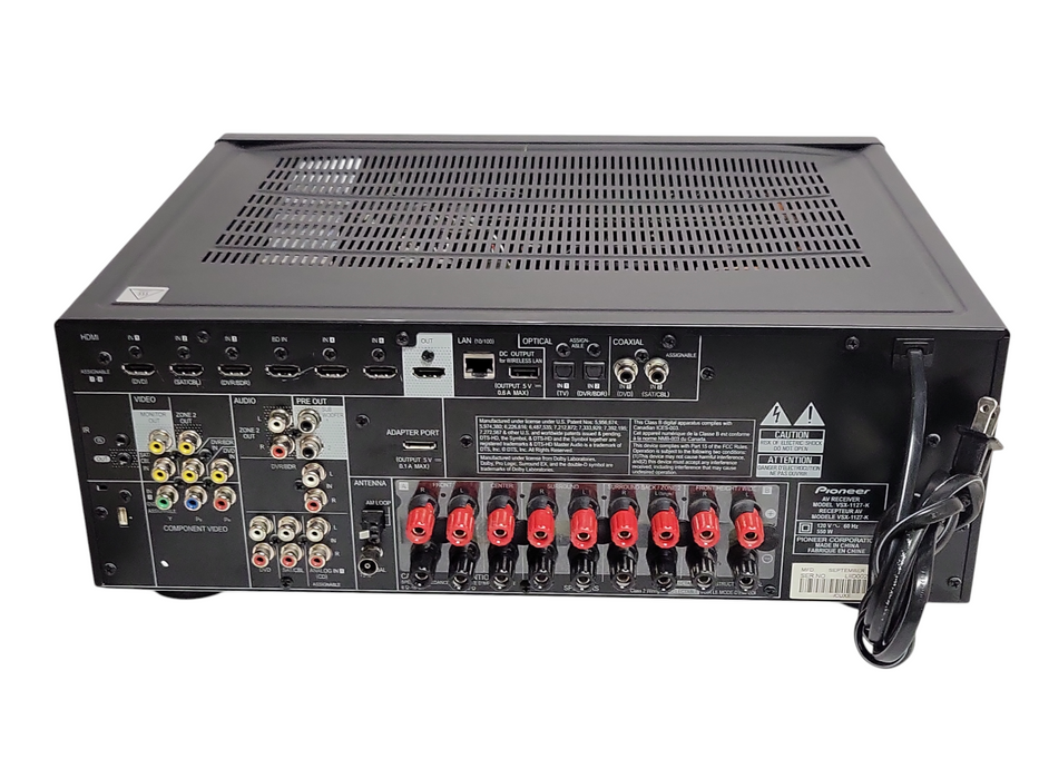 Pioneer Av Receiver VSX-1127-K, No Remote control. READ