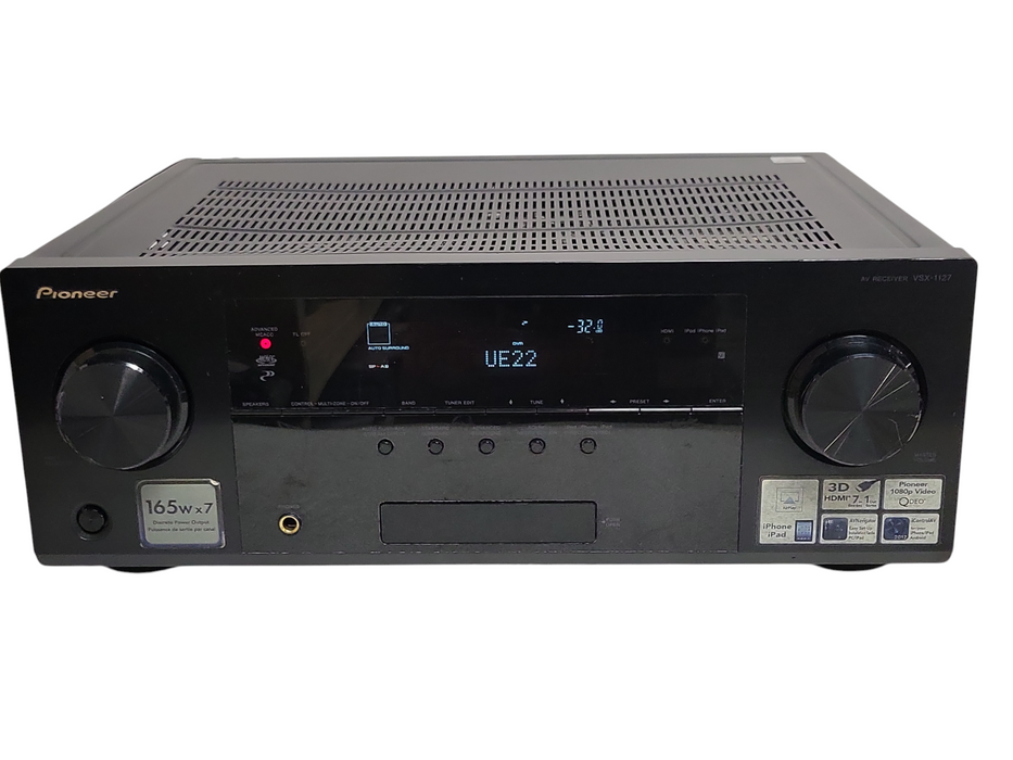Pioneer Av Receiver VSX-1127-K, No Remote control. READ