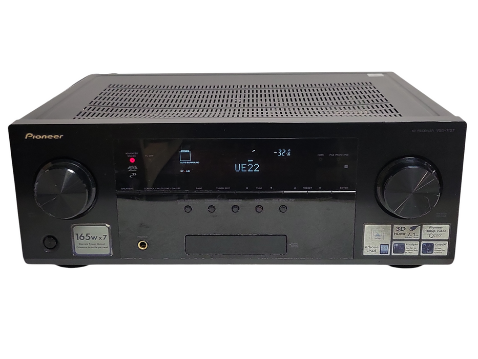 Pioneer Av Receiver VSX-1127-K, No Remote control. READ