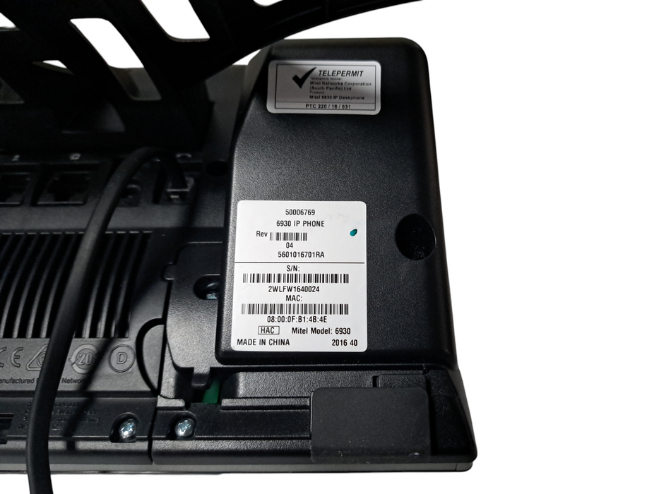 Mitel MiVoice 6930 IP Phone With Handset