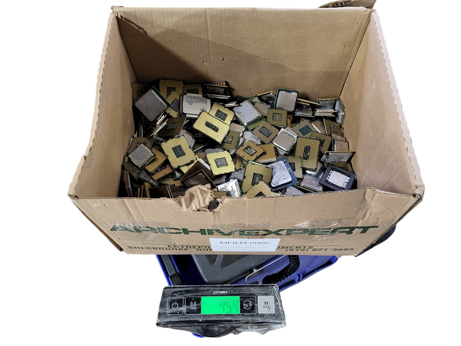 As-is Mixed Assorted CPUs 45.5lbs(20.6Kg) READ