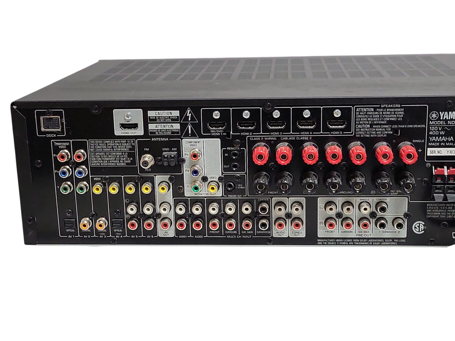 Yamaha RX-V667 Natural Sound AV Receiver, No Remote, READ