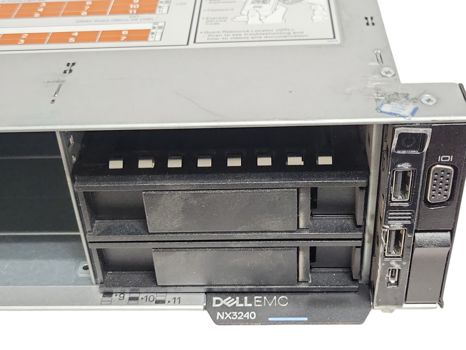 Dell EMC NX3240 2U, 2x Xeon Silver 4214 2.20GHz 12Core, 64GB, H730p Mini, 2x PSU