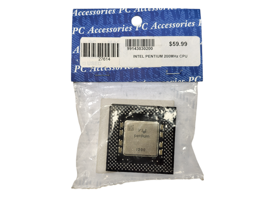 i486SX Pentium 200MHz Intel i200 FV80502200 SU114/VSS NEW MMX CPU Brand new