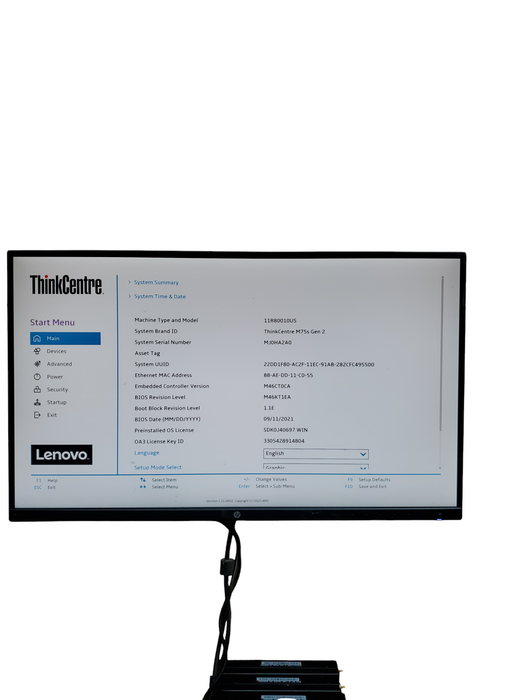Lenovo ThinkCentre M75S Gen 2 SFF AMD Ryzen 7 Pro 5750G 8GB NO-HDD/SSD