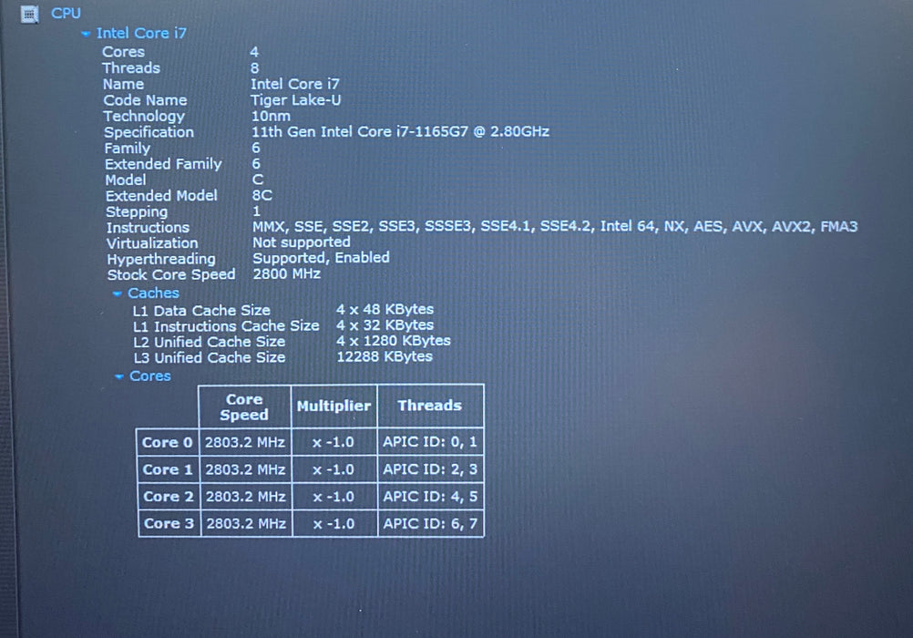 Lenovo ThinkPad E14 Gen 2 i7-1165G7 16GB RAM 256GB SSD French Keyboard