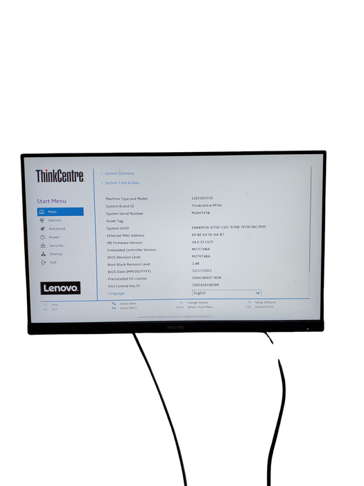 Lenovo ThinkCentre M70s Intel Core i5-10400 8GB RAM 2.9GHZ NO-HDD/SSD