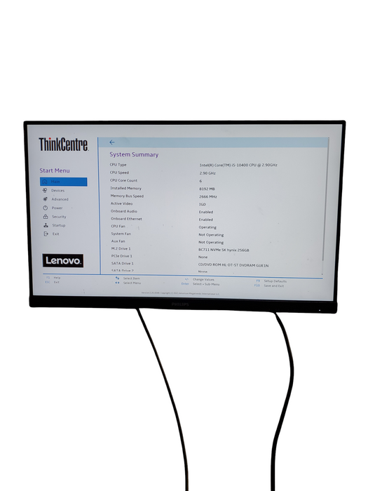 Lenovo ThinkCentre M70s Intel Core i5-10400 8GB RAM 2.9GHZ NO-HDD/SSD