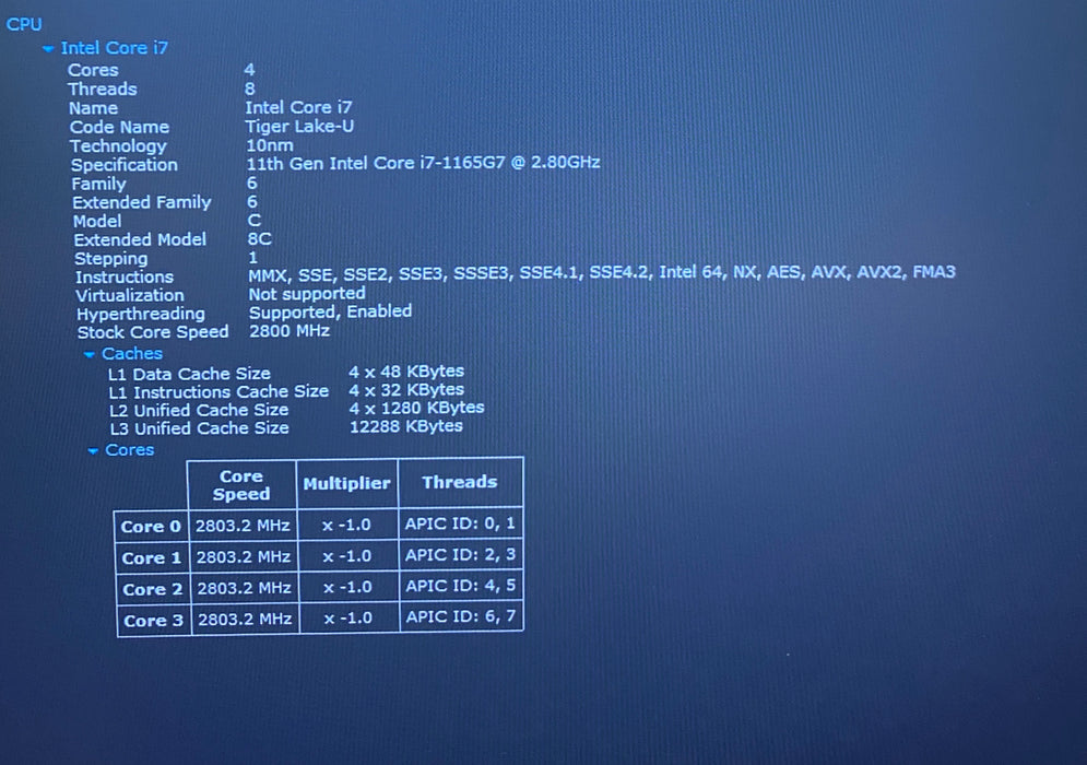 Lenovo ThinkPad L14 Intel Core i7-1165G7 2.80GHz 16GB RAM 256GB SSD