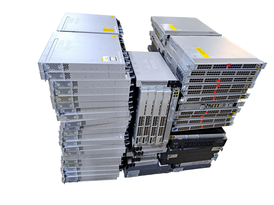 Lot of 105x Cisco Network Switches/Routers/Firewalls (Gigabit PoE) *READ*