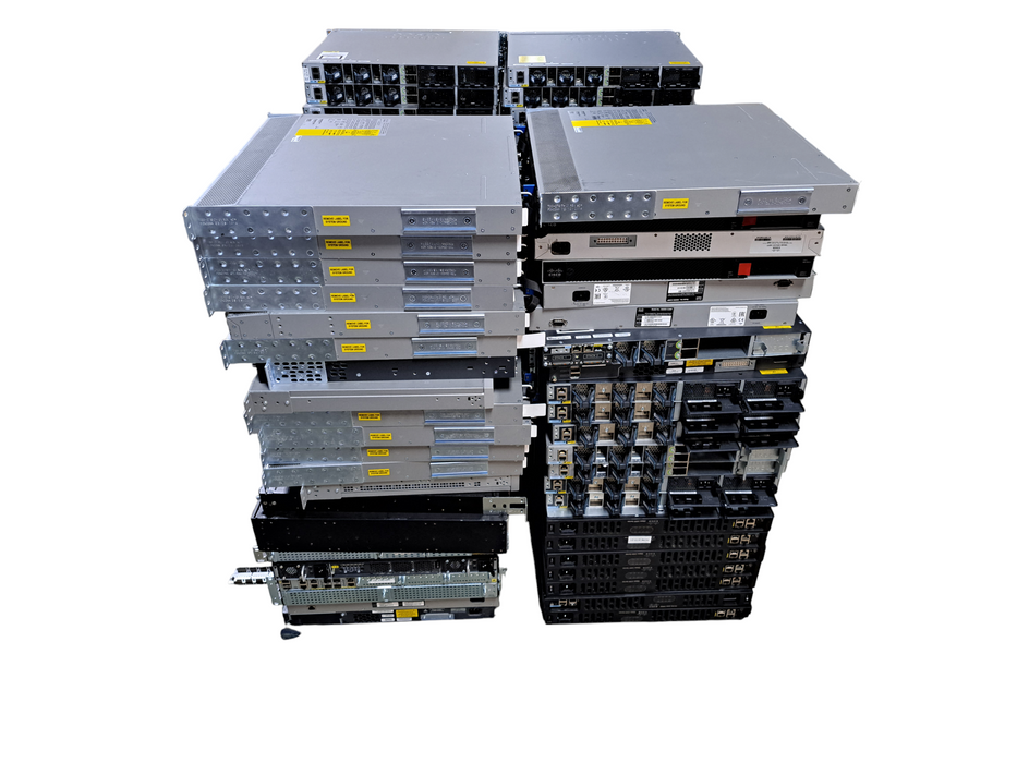 Lot of 105x Cisco Network Switches/Routers/Firewalls (Gigabit PoE) *READ*