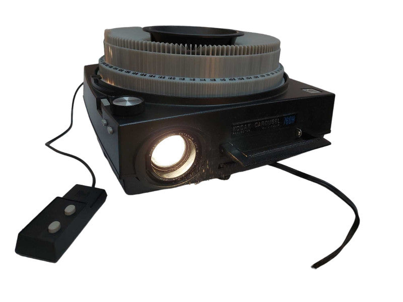 Vintage Kodak Carousel Projector in Box w Remote Model: 760H =
