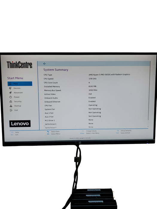 Lenovo ThinkCentre M75S Gen 2 SFF Ryzen 5 Pro 5650G Radeon Graphics  8GB NO-SSD
