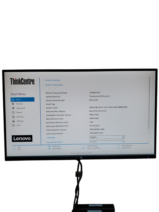 Lenovo ThinkCentre M75S Gen 2 SFF Ryzen 5 Pro 5650G Radeon Graphics  8GB NO-SSD