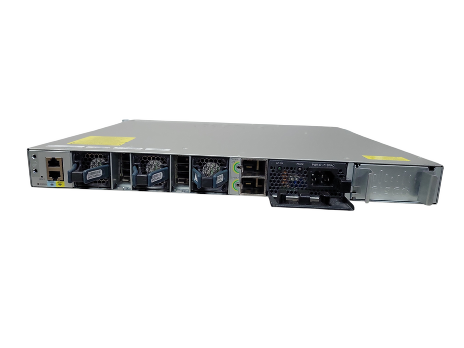 Cisco WS-C3850-24S-S 24 Port GE SFP Switch IP Base 1x PSU