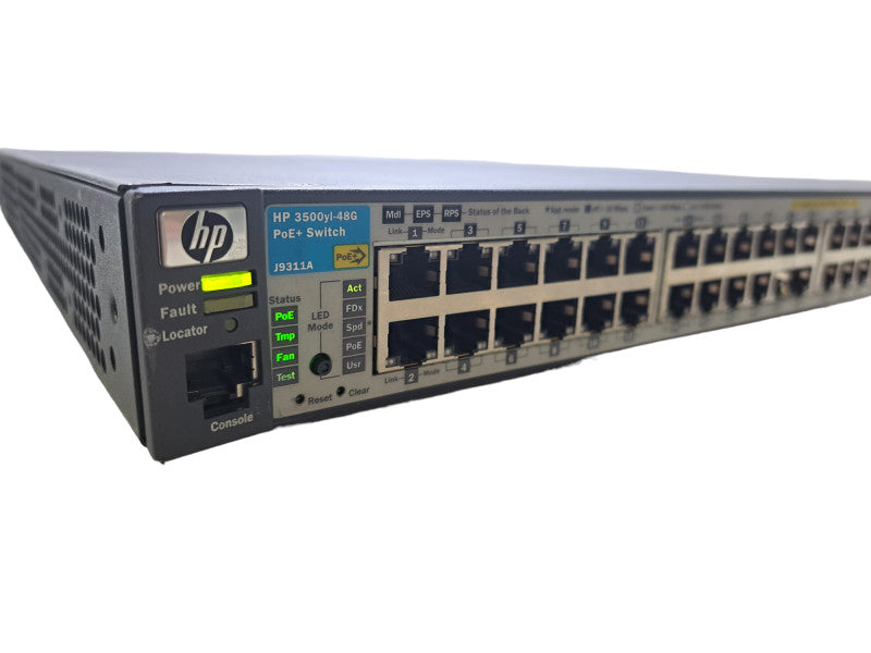 HP 3500yl-48G PoE+ J9311A | 48-Port Gigabit PoE+ 4x SFP Network Switch *READ*
