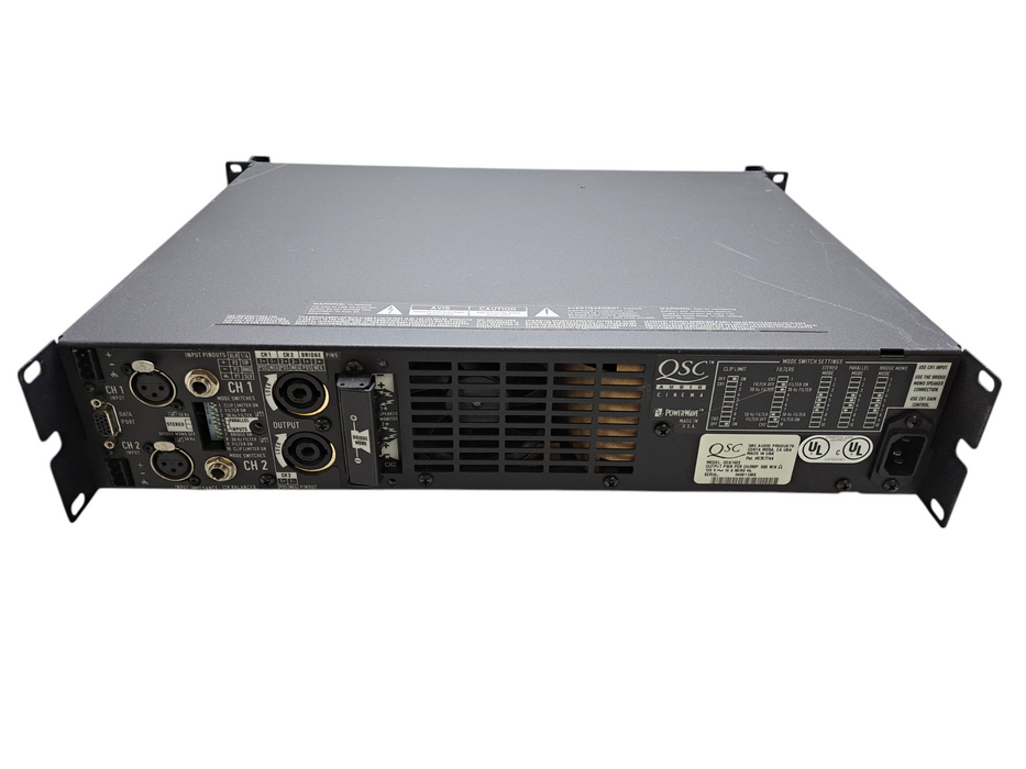 QSC DCA1622 Dual Channel Power Theatre Amplifier *NO PWR PARTS*