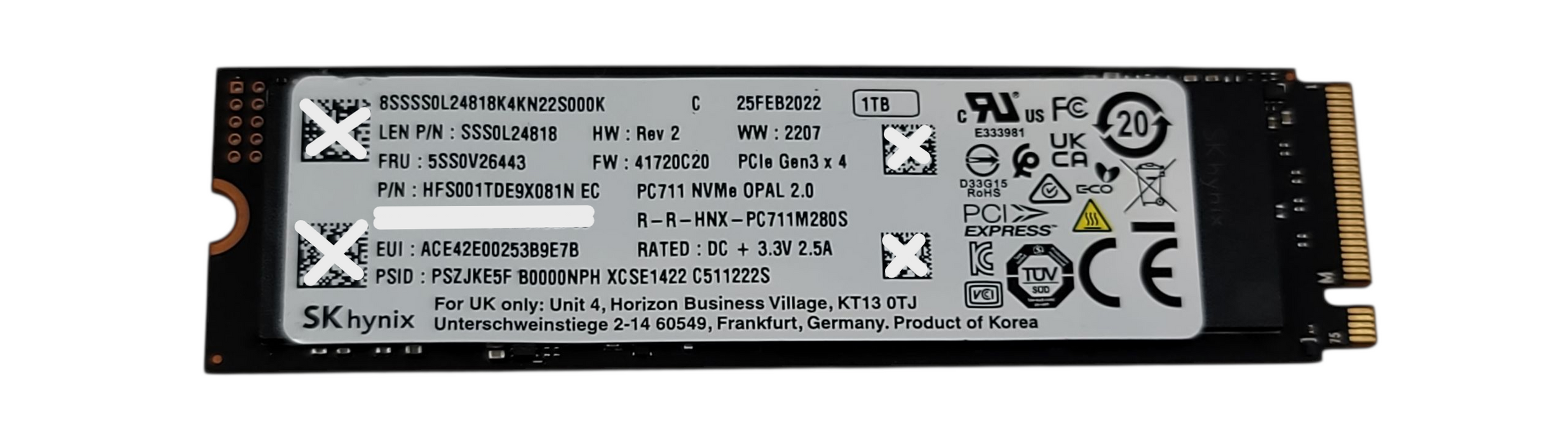 1TB m.2 NVMe 2280 SSD - Assorted Brands