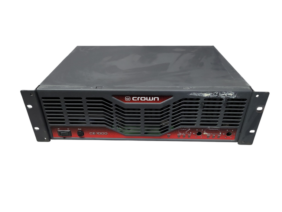Crown CE1000A 2-Channel 450W Into 4 Ohm Rack Mounted Power Amplifier