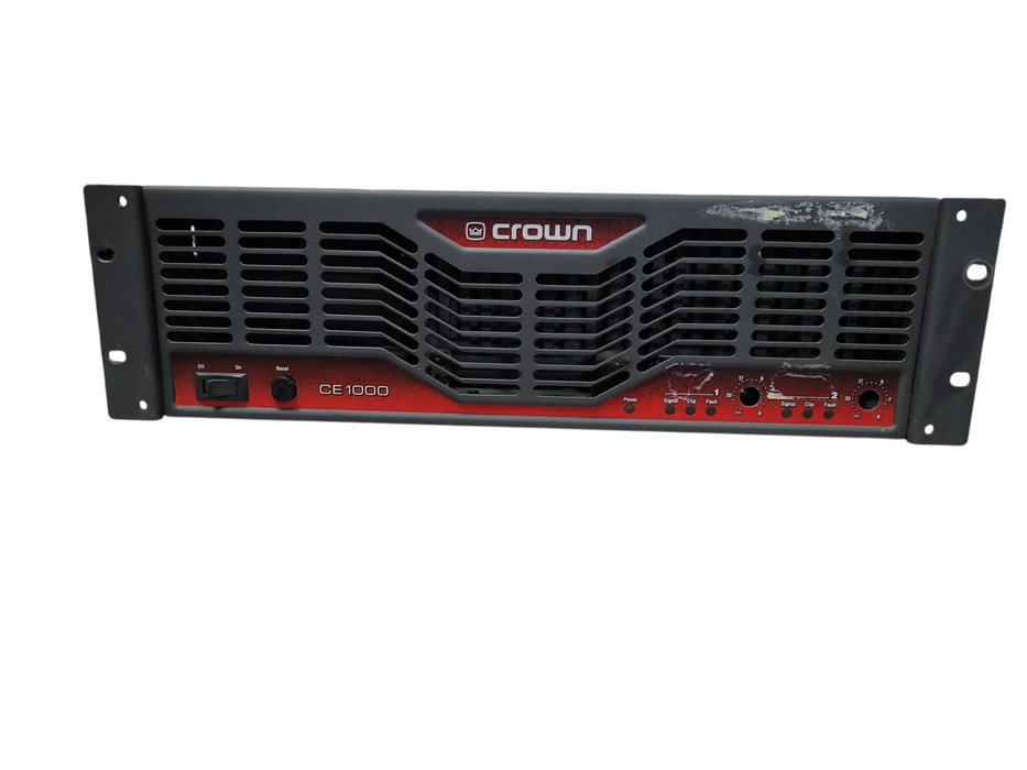 Crown CE1000A 2-Channel 450W Into 4 Ohm Rack Mounted Power Amplifier