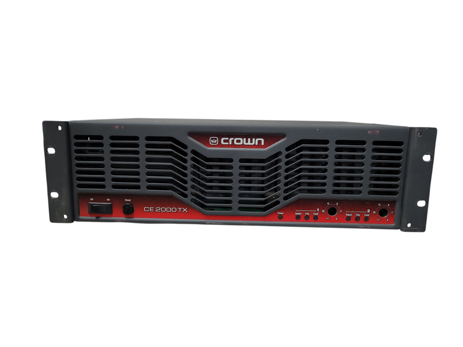 Crown CE2000 Professional 2-CH Power Amplifier 400W/CH @ 8-Ohms CE 2000-A