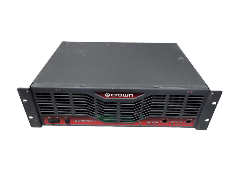 Crown CE2000 Professional 2-CH Power Amplifier 400W/CH @ 8-Ohms CE 2000-A