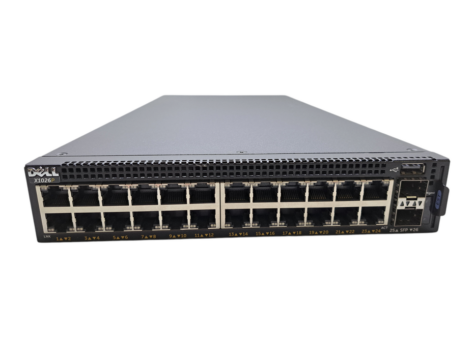 Dell X1026P | 26-Port Gigabit PoE Managed Network Switch