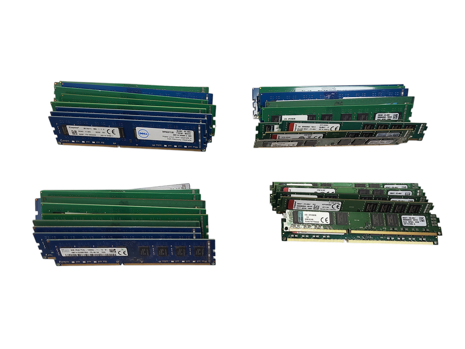 Lot of 37x Various brands 8GB PC3/PC3L Desktop RAM