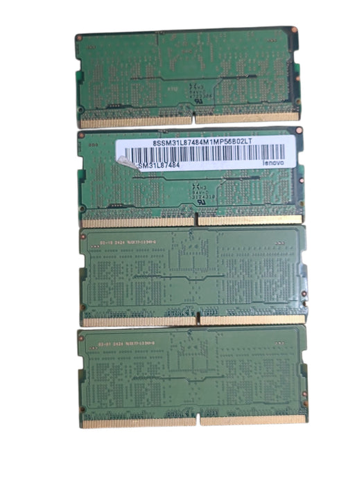 Lot of 4x 8GB DDR5 SODIMM PC5 Laptop RAM /Various Brands
