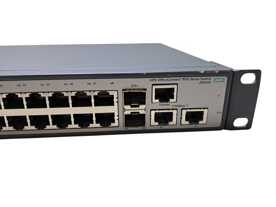 HPE JG961A OfficeConnect 1950 48G 2SFP+ 2XGT Web Managed Switch