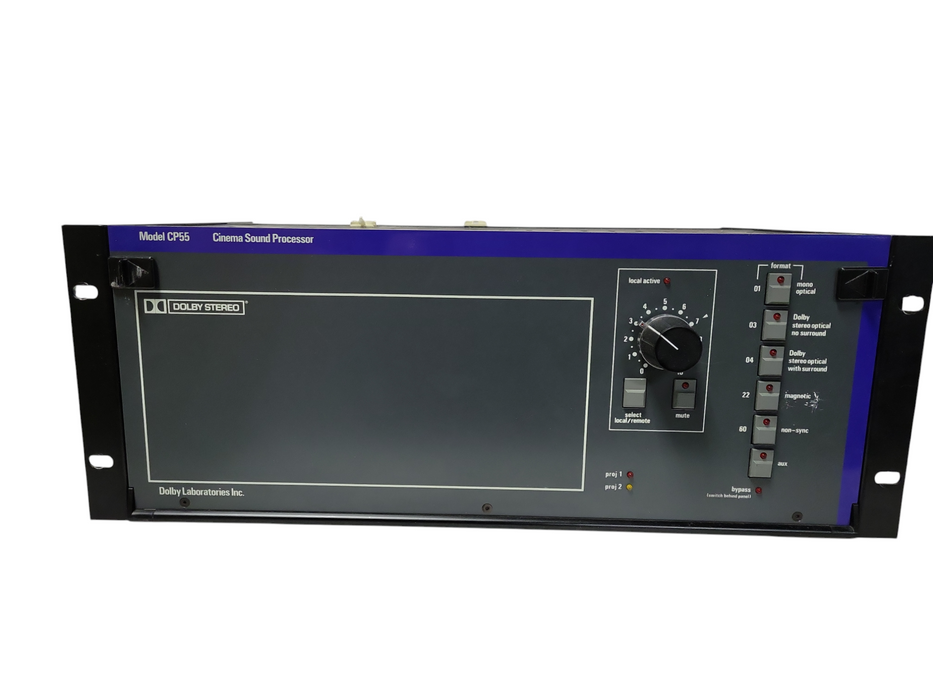 DOLBY CP55 STEREO CINEMA PROCESSOR FOR 35mm CINEMA PROJECTOR