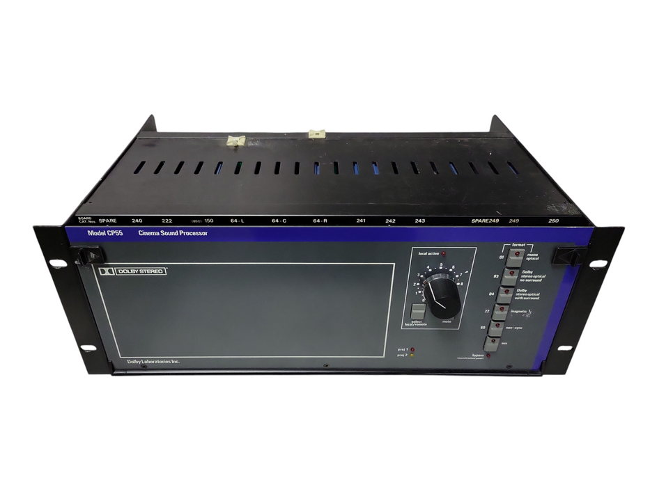 DOLBY CP55 STEREO CINEMA PROCESSOR FOR 35mm CINEMA PROJECTOR