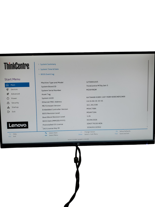 Lenovo ThinkCentre M70Q Gen5 Micro PC i5-14400T 16GB DDR4 NO-HDD/SSD
